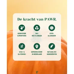 Pawr Plantaardig Golden Glow - Hondenvoer - Pompoen Mais Wortel 750 g Glutenvrij - Sojavrij