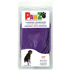 Pawz Rubber Dog Boots - Hondenschoen - Paars Large