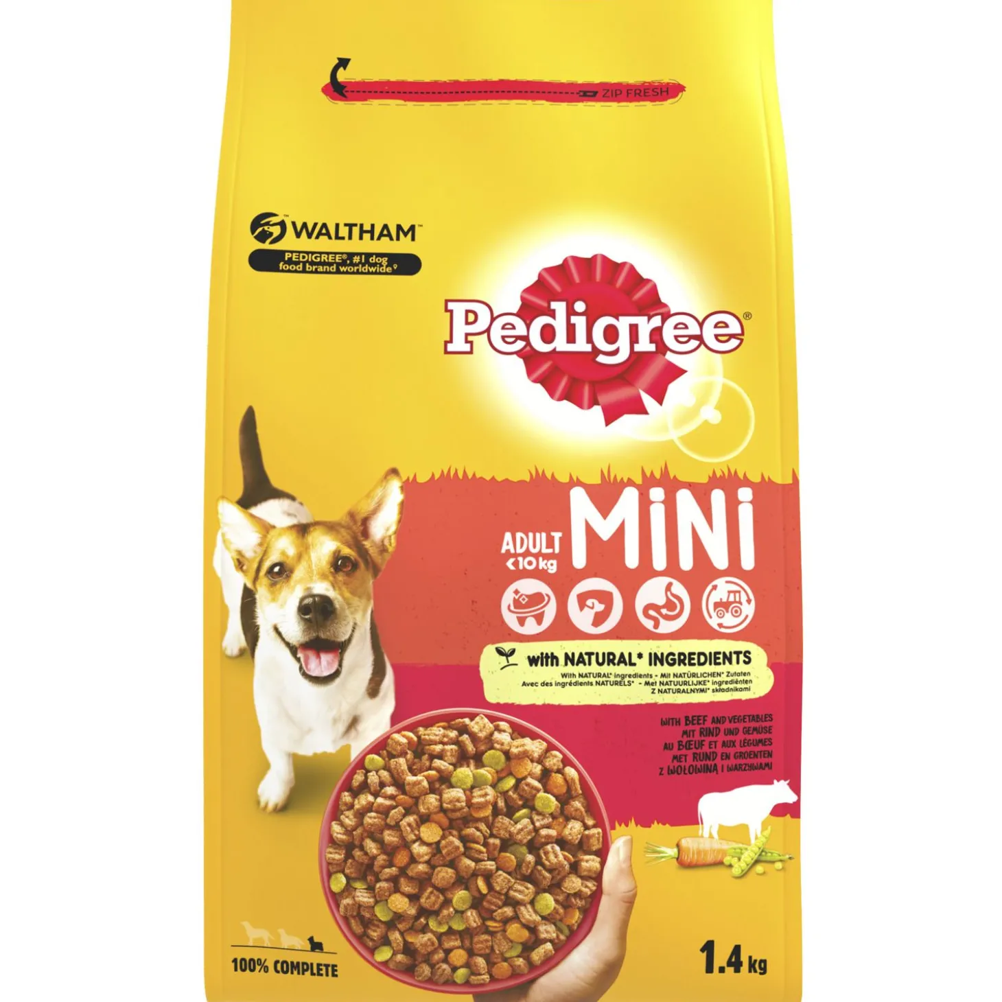 Pedigree Adult Mini Menu - Hondenvoer - Rund 1.4 kg