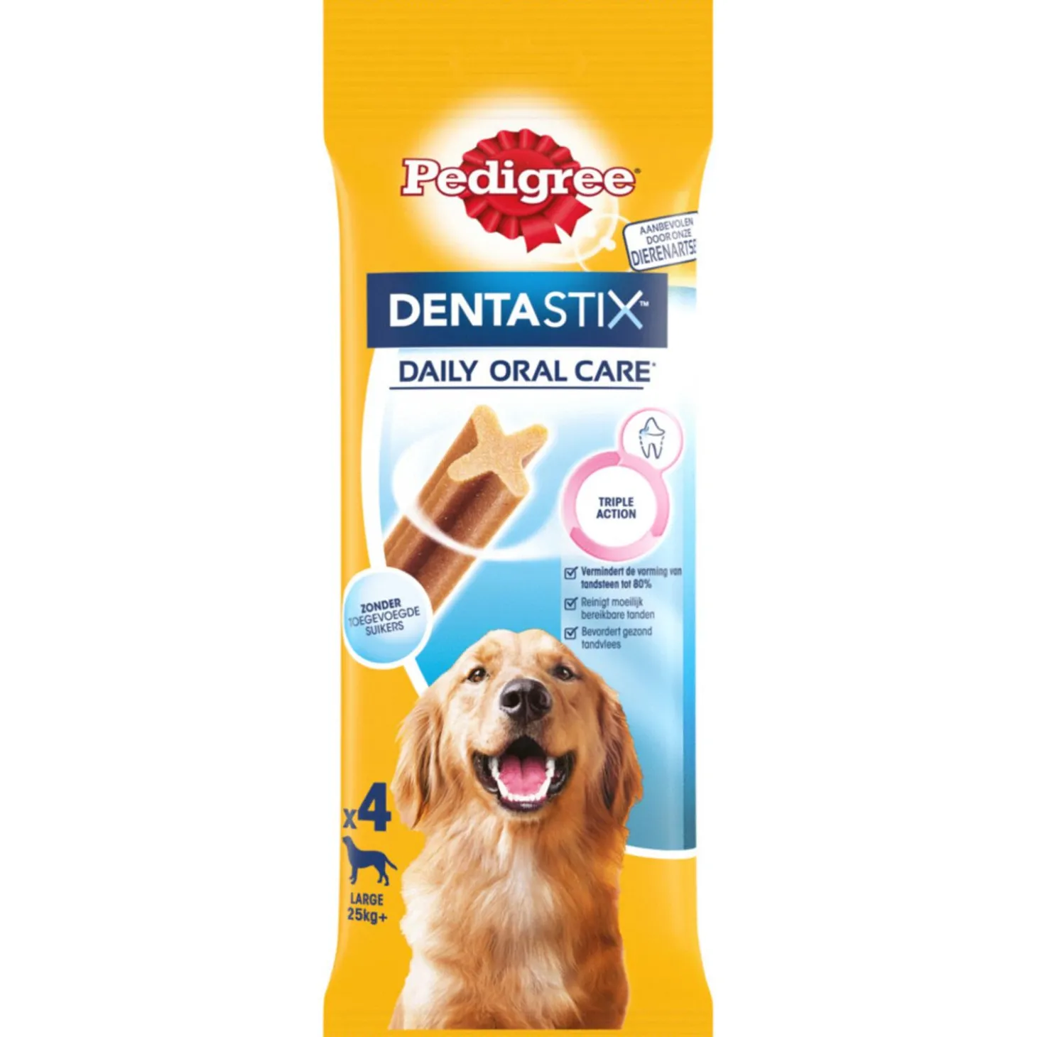 Pedigree Dentastix Maxi Single 4-Pack - Hondensnacks - 154 g 4 stuks