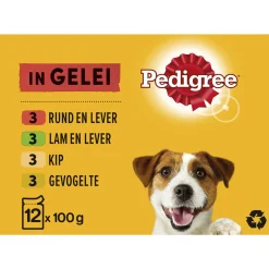 Pedigree Maaltijdzakjes Adult Favourites In Gelei Multipack - Hondenvoer - 12x100 g