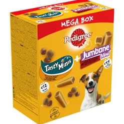 Pedigree Megabox Tasty Bites + Jumbone - Hondensnacks - Rund Gevogelte 740 g
