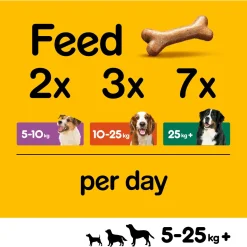 Pedigree Multi-Biscrok Mergbeen - Hondensnacks - Kip 500 g