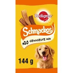 Pedigree Schmackos - Hondensnacks - Gevogelte 144 g