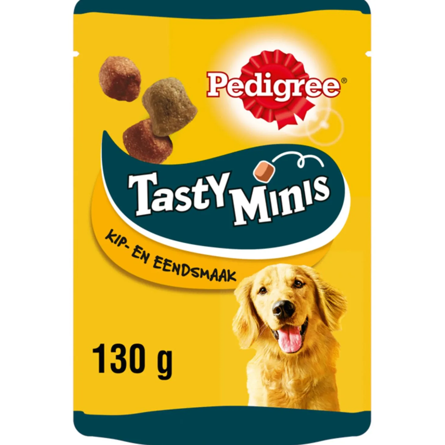 Pedigree Tasty Minis & Bites - Hondensnacks - Kip Eend 130 g