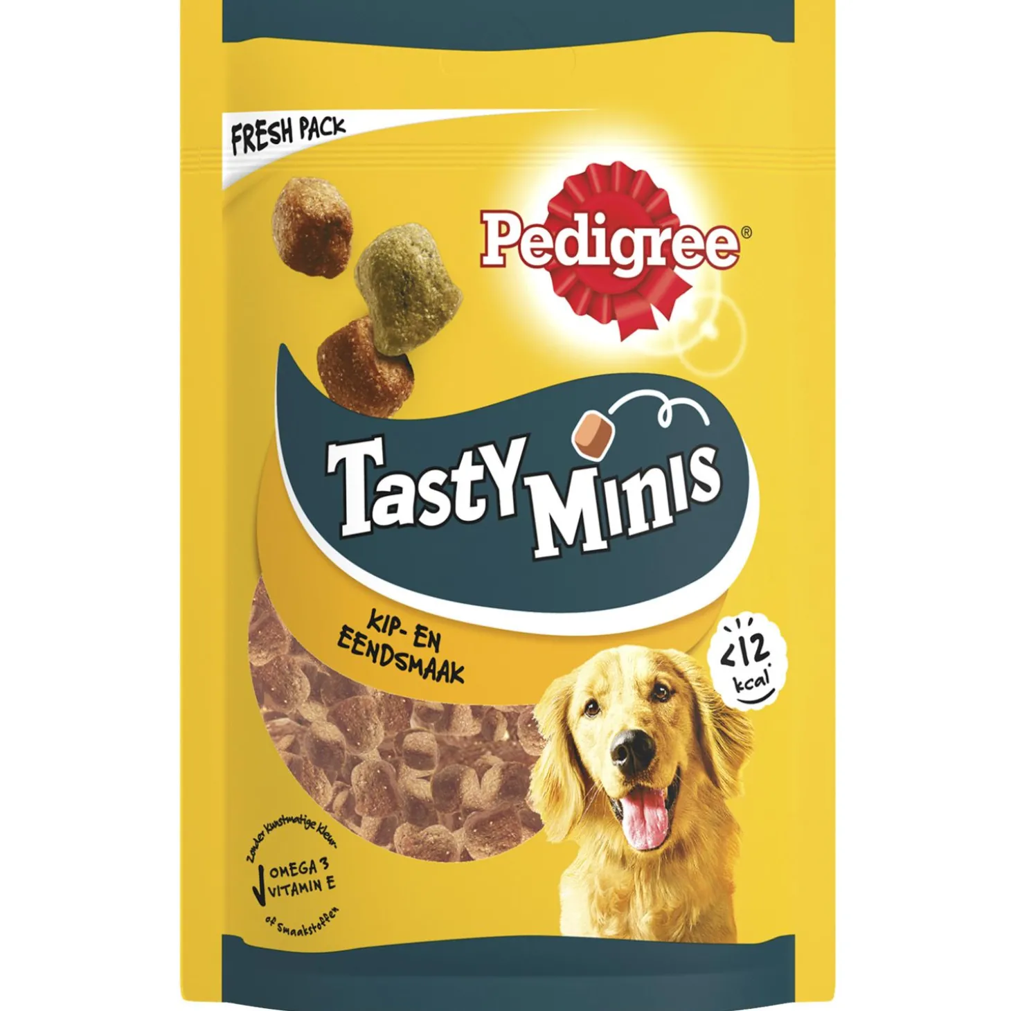 Pedigree Tasty Minis & Bites - Hondensnacks - Kip Eend 130 g