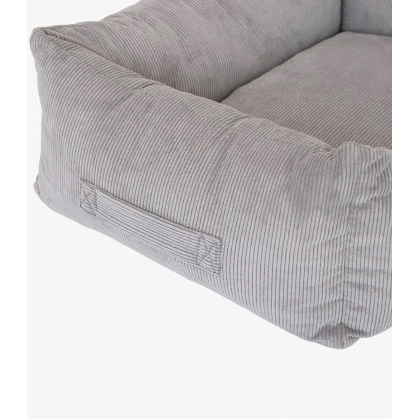 Pet & Co. Kingston Cord Double Face - Hondenmand - Grijs Xl