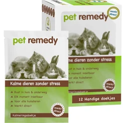 Pet Remedy Kalmerende Doekjes - Anti stressmiddel - 12 stuks