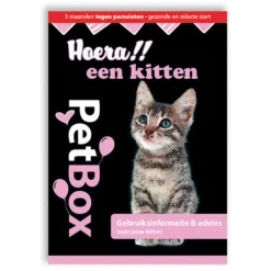 Petbox Kitten Vlo. Teek & Worm - Anti vlo - teek- worm - 1-2 kilo
