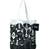 Petjoy Happytote Boodschappentas - Petfamily - Cadeau Overig - 31x37x0.3 cm Zwart Wit