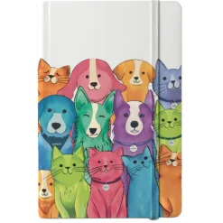 Petjoy Notitieboek - Cadeau Overig - 15x21x1.8 cm Multi-Color