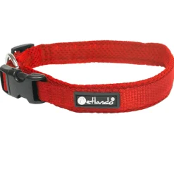 Petlando Hondenhalsband Mesh Rood - Klikhalsband