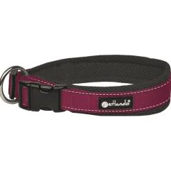 Petlando Hondenhalsband Outdoor Aubergine&Zwart - Klikhalsband