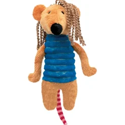 Petlando Piratten Momo - Kattenspeelgoed - 13x5x6 cm Bruin