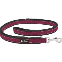Petlando Trainingslijn Outdoor Aubergine&Zwart - Hondenriem