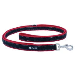 Petlando Trainingslijn Outdoor Rood&Zwart - Hondenriem