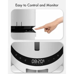 Petlibro Granary Automatische Dubbele Voerbak - Kattenvoerbak - 5 l Wit