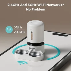 Petlibro Granary Automatische Wifi Voerbak Dubbel - Voerbak - 5 l Wit