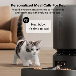 Petlibro Granary Automatische Wifi Voerbak Dubbel - Voerbak - 5 l Zwart