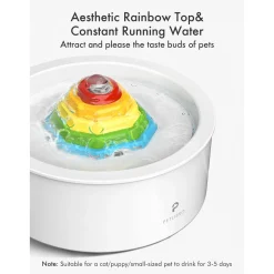 Petlibro Rainbow Waterfontein - Kattendrinkbak - per stuk