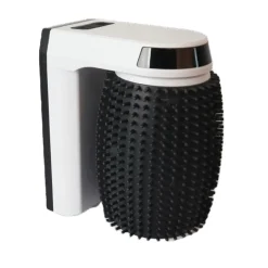 Petlux Automatische Borstel - Kattenvachtborstel - 15x11x19 cm Wit Zwart M