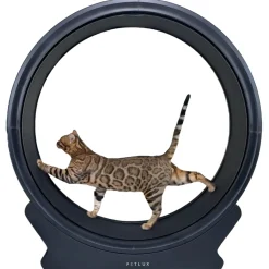 Petlux Loopwiel V2 Led - Kattenspeelgoed - Zwart