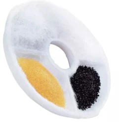 Petlux Vervangingsfilter - Drinkfontein - Kattendrinkbak - Ø17 cm Wit M