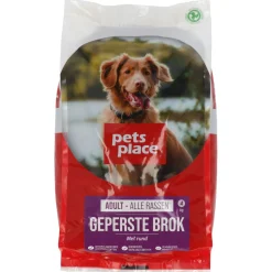 Pets Place Adult Geperste Brokken Gevogelte&Vlees - Hondenvoer