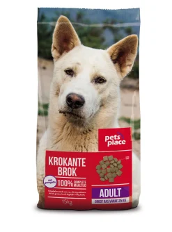 Pets Place Adult Maxi Krokante Brokken - Hondenvoer - Gevogelte Vlees 15 kg