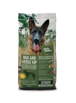 Pets Place Naturals Senior Large Breed Kip - Hondenvoer