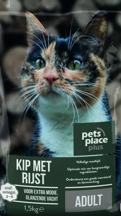 Pets Place Plus Kat Adults Kip&Rijst - Kattenvoer