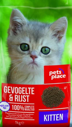 Pets Place Plus Kittens - Kattenvoer - Kalkoen Rijst 1.5 kg