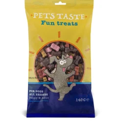 Pets Taste Micro Bones - Hondensnacks - Kip Rund Lam 140 g