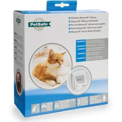 Petsafe Dierenluik 400 Luxe Magnetic S - Kattenluik - 24.3x10.6x25.8 cm Wit
