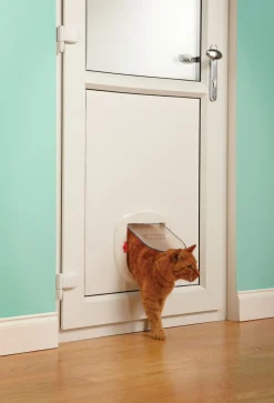 Petsafe Dierenluik 280 Slim Big Cat M - Kattenluik - 29.4x5x29.9 cm Wit