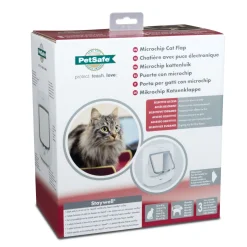 Petsafe Dierenluik Microchip - Kattenluik - 22.5x14x25.1 cm Wit