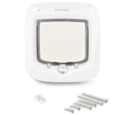 Petsafe Dierenluik Microchip - Kattenluik - 22.5x14x25.1 cm Wit