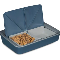 Petsafe Digitale Dubbele Voerbak - Hondenvoerbak - 30.1x22.5x6.5 cm Blauw Grijs