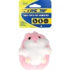 Petsport Usa Tiny Tots Fat Hamster - Hondenspeelgoed - 10 cm Roze Wit