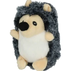 Petsport Usa Tiny Tots Little Hedgie - Hondenspeelgoed - 10 cm Wit Grijs Beige