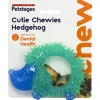 Petstages Orka Cutie Chewies Hedgehog - Hondenspeelgoed - 13x10x3 cm 160 g Mintgroen Blauw