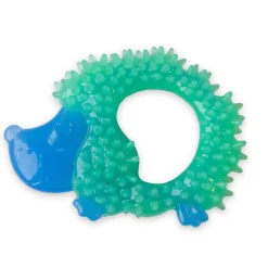 Petstages Orka Cutie Chewies Hedgehog - Hondenspeelgoed - 13x10x3 cm 160 g Mintgroen Blauw