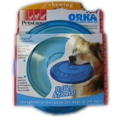 Petstages Orka Flyer - Hondenspeelgoed - Ø23 cm Blauw