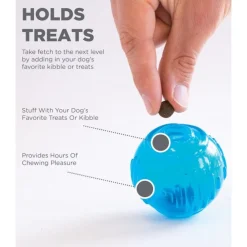 Petstages Orka Tennisbal - Hondenspeelgoed - Ø6.5 cm Blauw