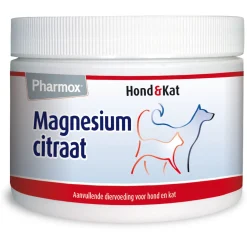 Pharmox Hond&Kat Magnesiumcitraat - Voedingssupplement - Huid - Vacht - 250 g