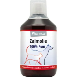Pharmox Hond&Kat Zalmolie 100% Puur - Voedingssupplement - Huid - Vacht - 425 ml