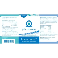 Phytonics Immu Boost - Supplement - Weerstand - 50 ml Hond/Kat/Paard