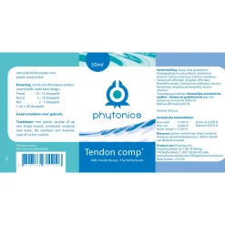 Phytonics Tendon Comp - Supplement - Pezen - Banden - 50 ml Hond/Kat/Paard