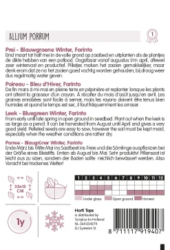 Pilstar Themaserie Prei Blauwgroene Winter Farinto - Groentezaden - 200 stuks
