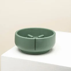 Pino Anti-Schrok Voerbak - Hondenvoerbak - 16.1x15x7.1 cm Groen Geschikt Voor Katten En Kleine Honden Small